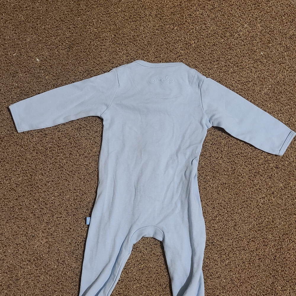 Magnetic Me Sky Blue Coverall 3-6 months - Picture 3 of 4